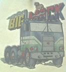 big mack semi truck vintage t-shirt iron-on transfer